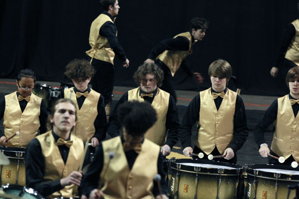 DHHS Indoor Percussion competing at 2022 TMA Championships