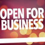Open for business